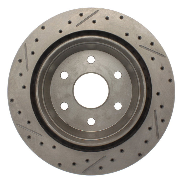 Rear Left/Driver Side Disc Brake Rotor for Cadillac Escalade ESV 2006 2005 2004 2003 - Stoptech 227.66045L