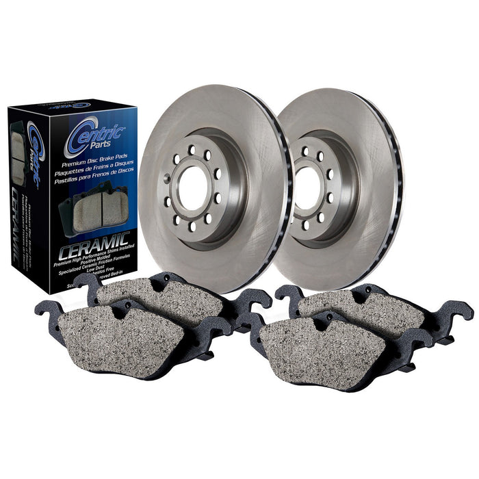 Front Disc Brake Kit for Nissan Quest 2002 2001 2000 1999 1998 1997 1996 1995 1994 1993 - Centric 908.65134