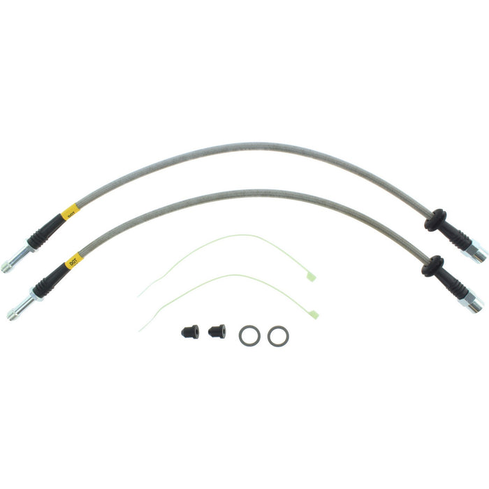 Front Brake Hydraulic Hose for BMW 120i 2017 2016 2015 2014 2013 2012 - Stoptech 950.34005