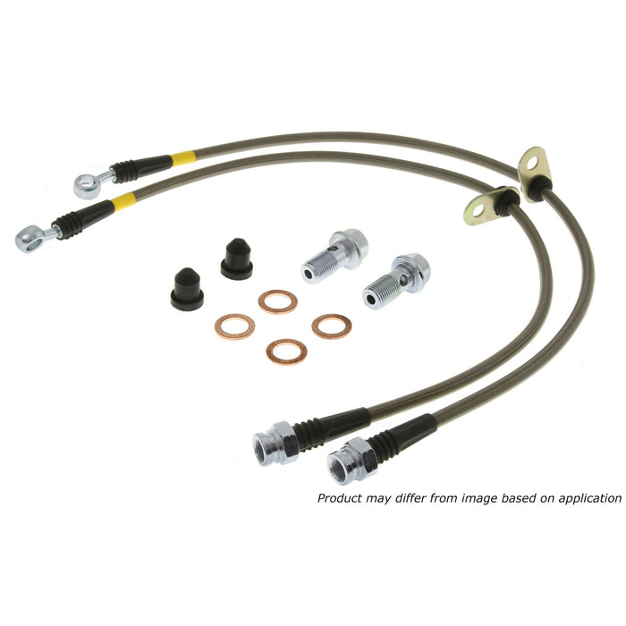 Front Brake Hydraulic Hose for Volvo S40 2012 2011 2010 2009 2008 2007 2006 2005 2004 - Stoptech 950.61010