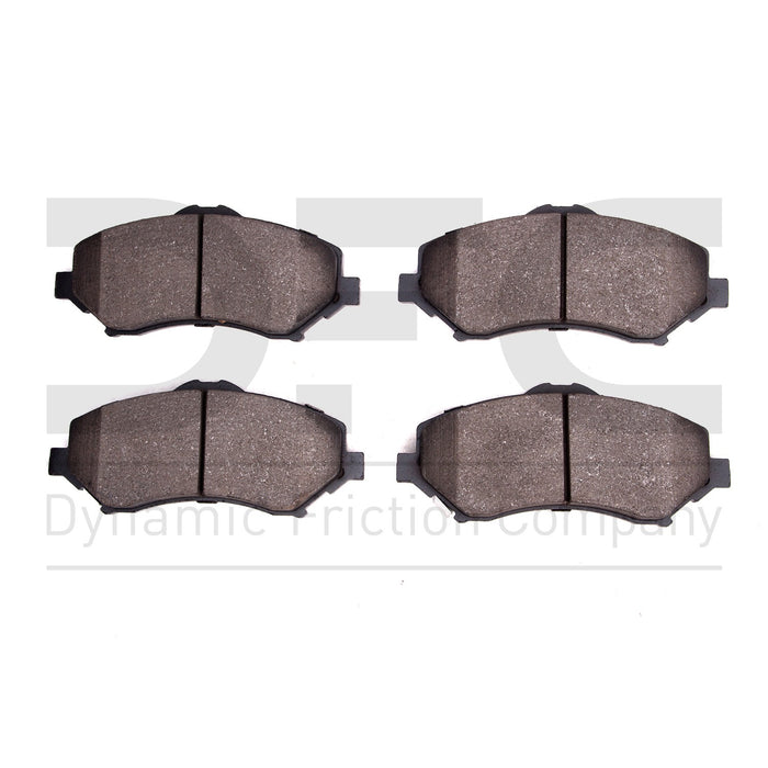 Front Disc Brake Pad Set for Jeep Liberty 2012 2011 2010 2009 2008 - Dynamite Friction 1214-1273-00