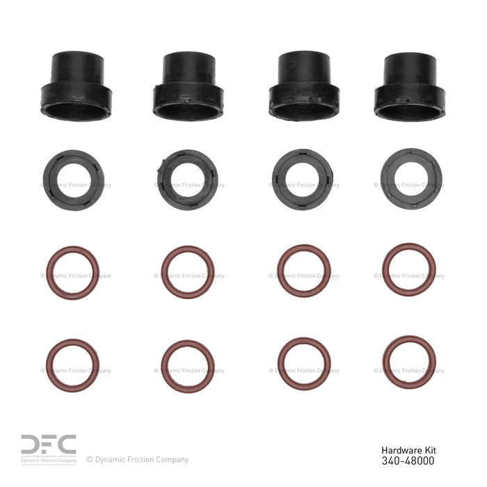 Front Disc Brake Hardware Kit for Cadillac Commercial Chassis FWD 1992 1991 1990 - Dynamite Friction 340-48000