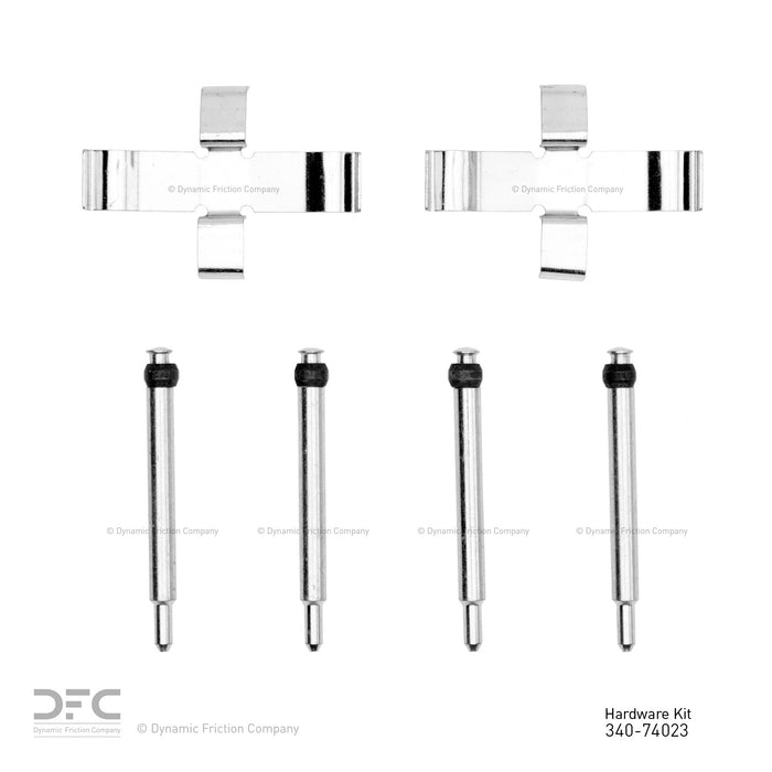 Rear Disc Brake Hardware Kit for Mercedes-Benz 450SE 1976 1975 1974 1973 P-262179