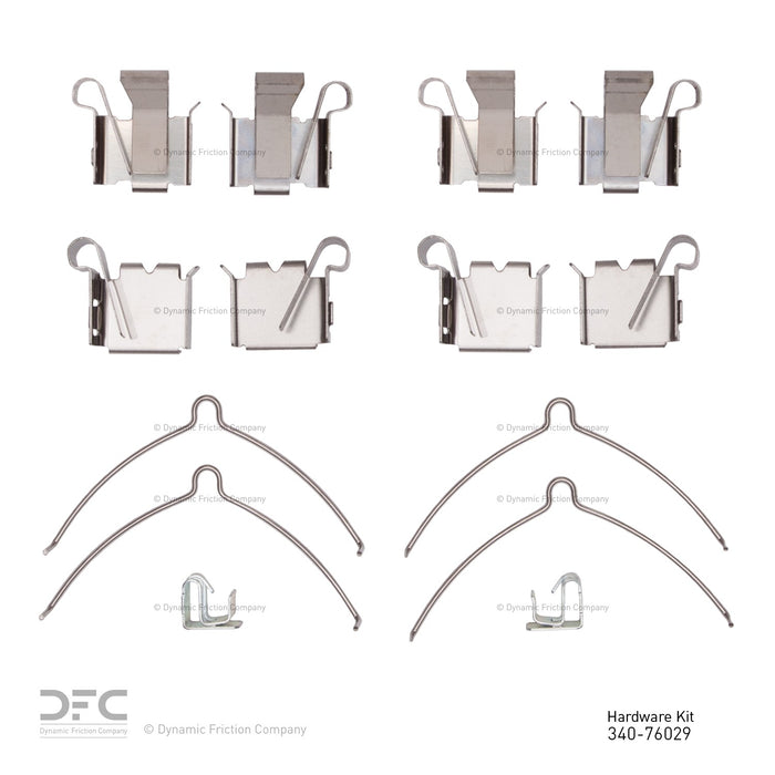 Front Disc Brake Hardware Kit for Lexus LS400 1992 1991 1990 - Dynamite Friction 340-76029