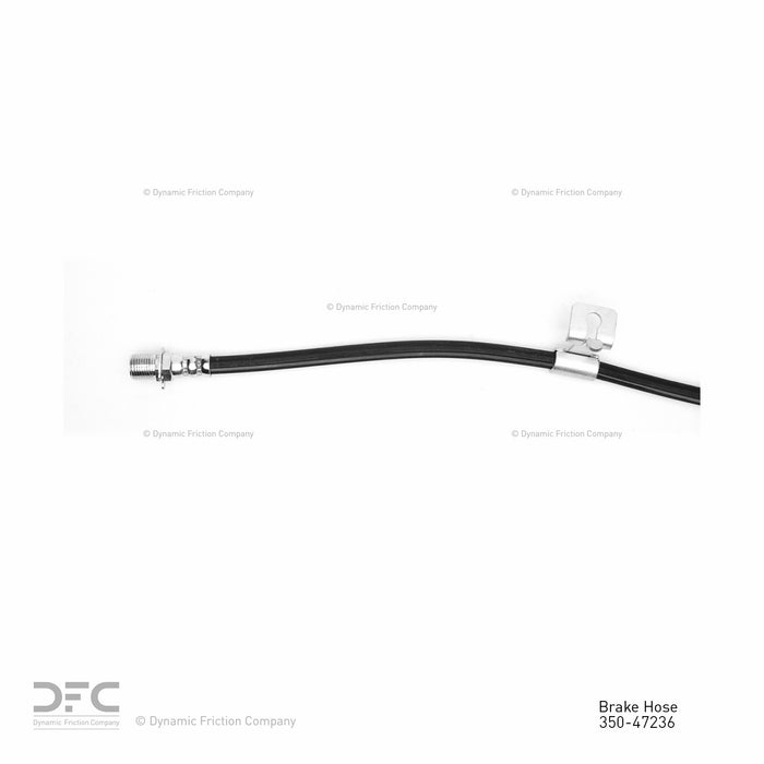 Front Right/Passenger Side Brake Hydraulic Hose for GMC R3500 1991 1990 1989 1988 1987 - Dynamite Friction 350-47236