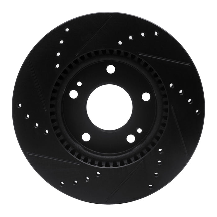 Front Right/Passenger Side Disc Brake Rotor for Kia Soul 2013 2012 - Dynamite Friction 633-03016R