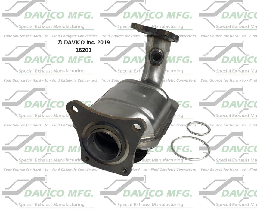 Front Right/Passenger Side Catalytic Converter for Nissan Altima 3.5L V6 2006 2005 - Davico 18201