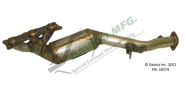 Center OR Front Catalytic Converter for BMW 328i xDrive 3.0L L6 2012 2011 2010 2009 P-326316