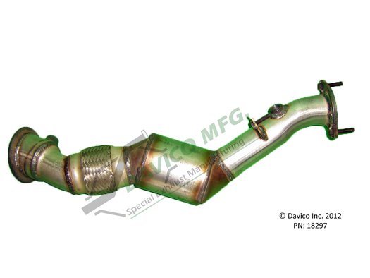 Front Catalytic Converter for BMW 535xi 3.0L L6 2008 P-326342