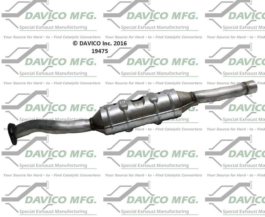 Rear Catalytic Converter for Ford F-250 Super Duty 2004 2003 2002 2001 2000 - Davico 19475