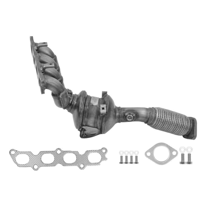 Front Catalytic Converter with Integrated Exhaust Manifold for Ford Fiesta Ikon 1.6L L4 2015 2014 2013 2012 P-409036