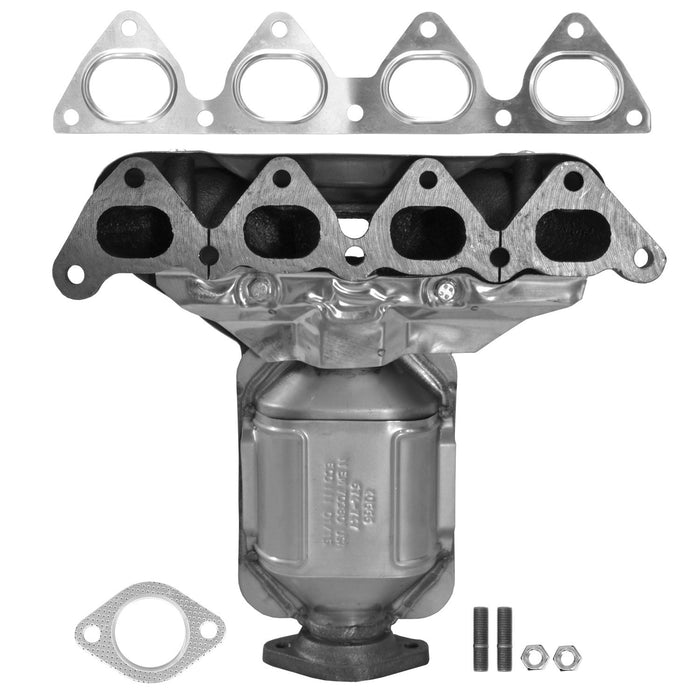 Front Catalytic Converter with Integrated Exhaust Manifold for Kia Spectra 2.0L L4 2009 2008 2007 2006 2005 2004 P-409388