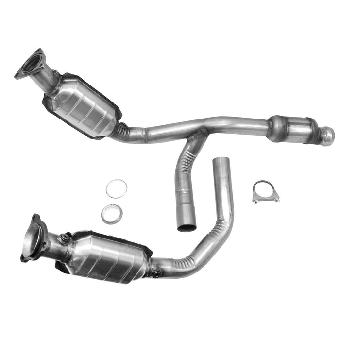 Center Catalytic Converter for GMC Sierra 1500 2018 2017 2016 2015 2014 P-410274