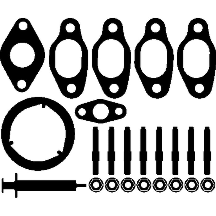 Turbocharger Mounting Kit for Volkswagen Bora 1.9L L4 FWD DIESEL 2010 - Elring 722.050