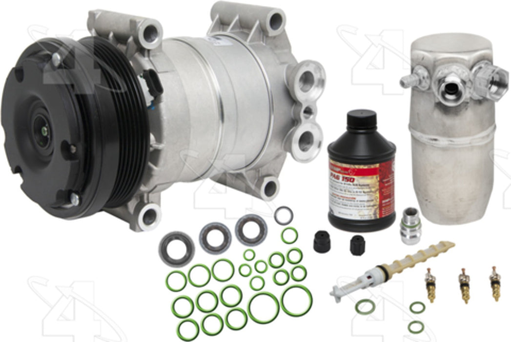 Front A/C Compressor and Component Kit for GMC C2500 Suburban 1999 1998 1997 1996 P-2516154