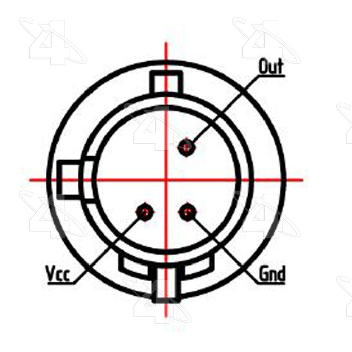 HVAC Pressure Transducer for Ram 3500 2011 P-2528669