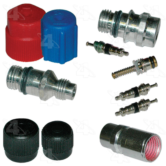 A/C System Valve Core and Cap Kit for Chevrolet Camaro 1993 P-2530726