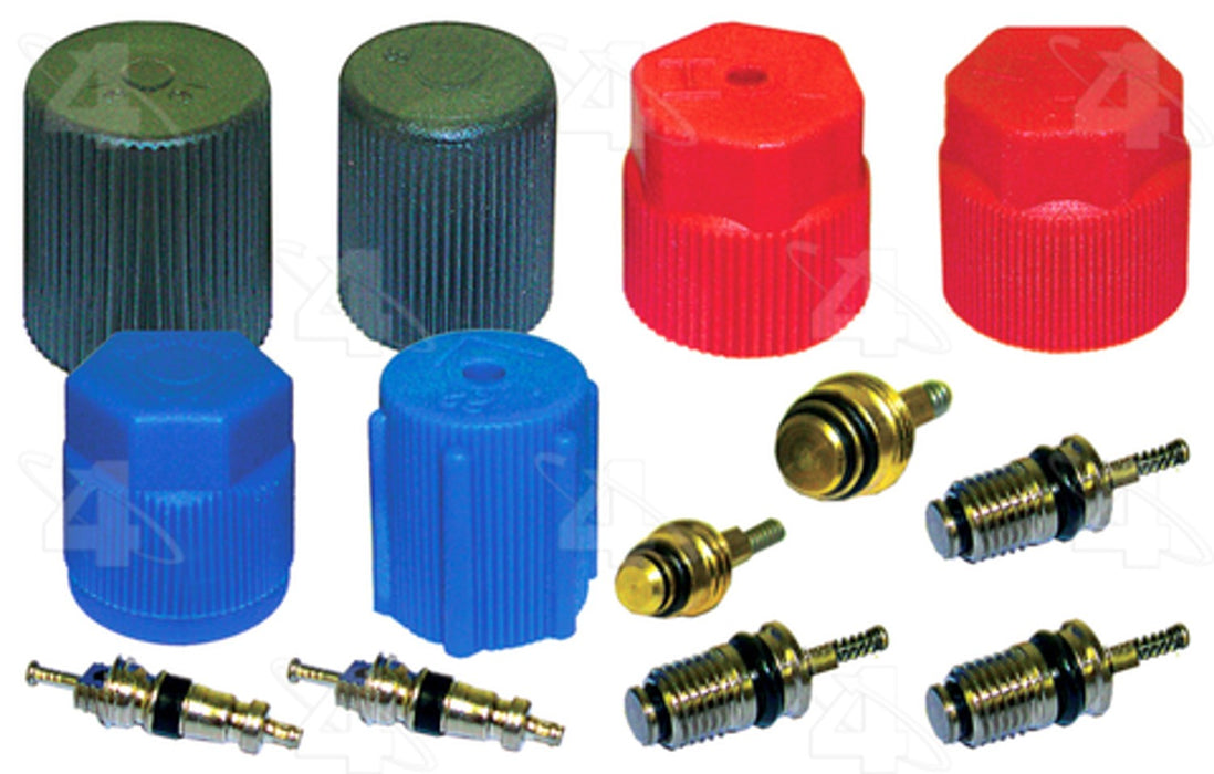 A/C System Valve Core and Cap Kit for Ford Econoline Van 2011 2010 P-2532237