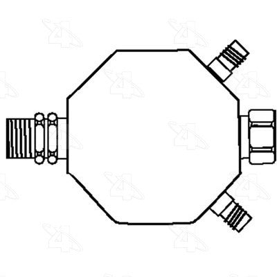 A/C Accumulator for Cadillac DeVille 5.7L V8 1988 1987 1986 1985 1984 1983 1982 1981 1980 - Four Seasons 33197