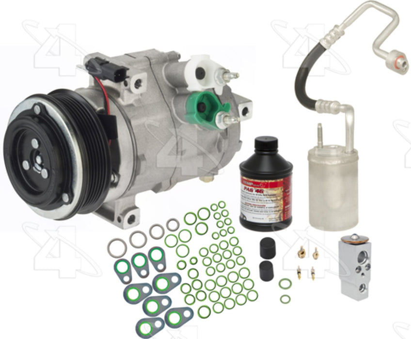 Front A/C Compressor and Component Kit for Ford Taurus X 2009 2008 P-2522581