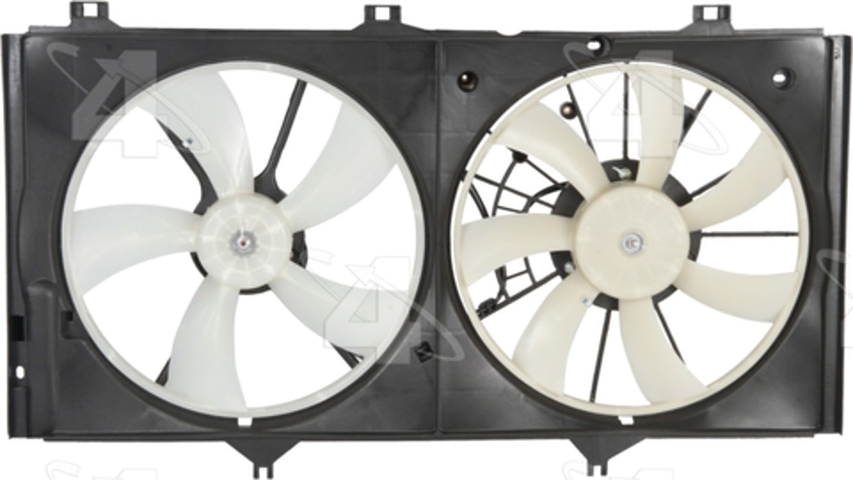 Dual Radiator and Condenser Fan Assembly for Toyota Camry 3.5L V6 GAS 2010 2009 2008 P-2635171