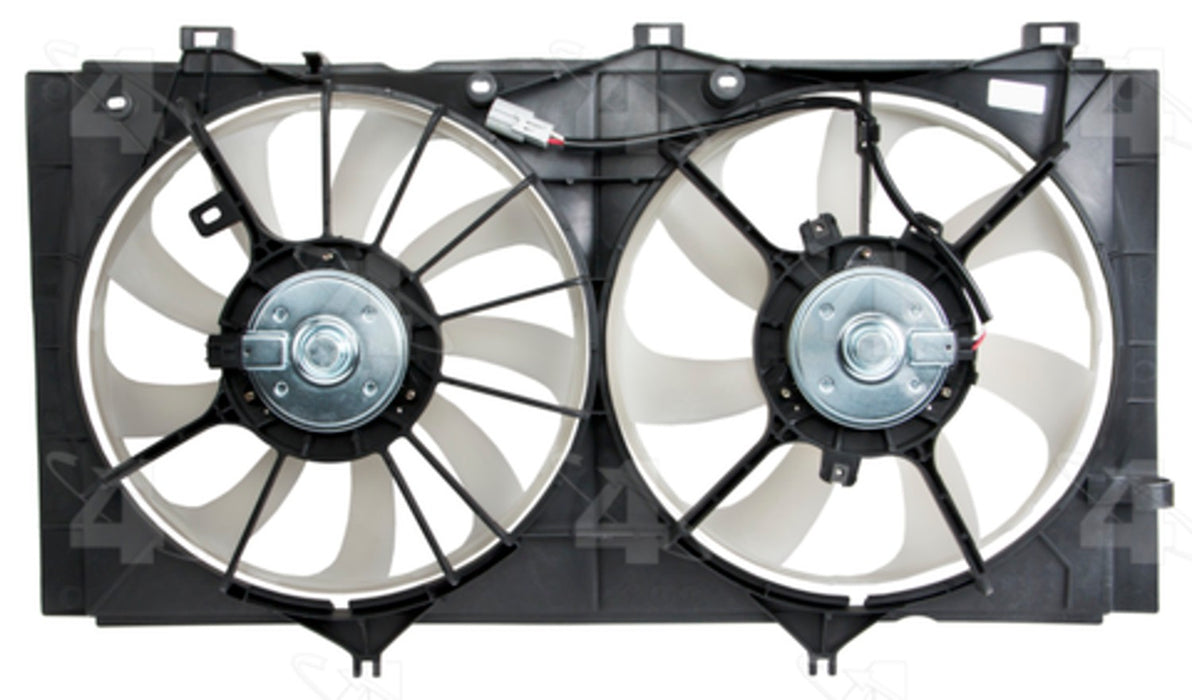 Dual Radiator and Condenser Fan Assembly for Toyota Venza 2.7L L4 2014 2013 2012 2011 2010 2009 P-2635268