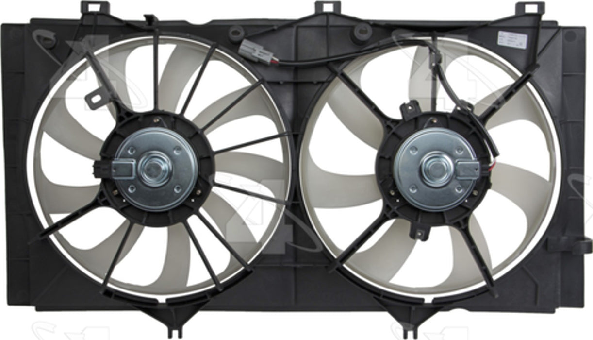 Dual Radiator and Condenser Fan Assembly for Toyota Venza 2.7L L4 2014 2013 2012 2011 2010 2009 P-2635268