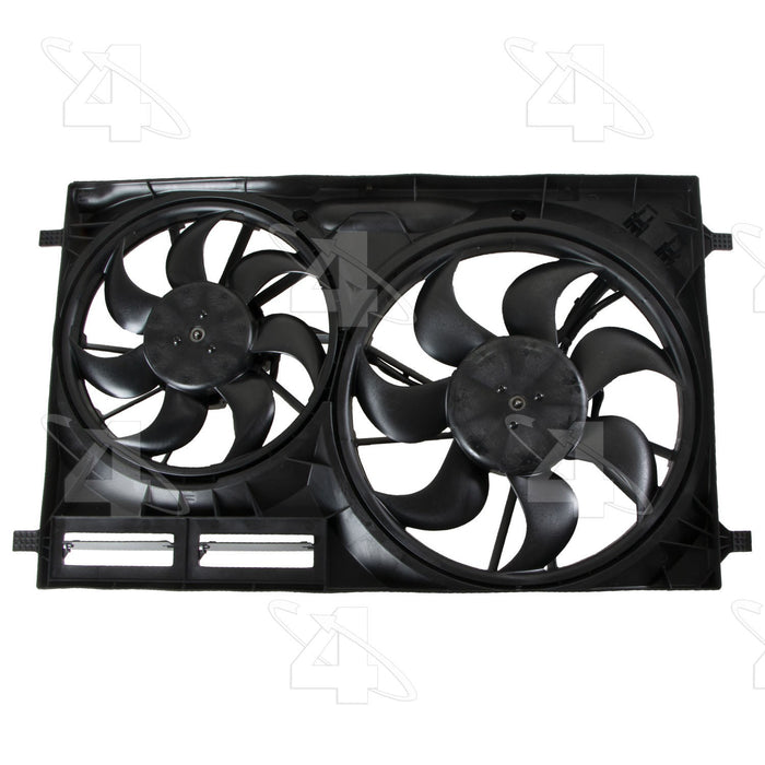 Dual Radiator and Condenser Fan Assembly for Ford Transit 3.7L V6 2019 2018 2017 2016 2015 P-2635645