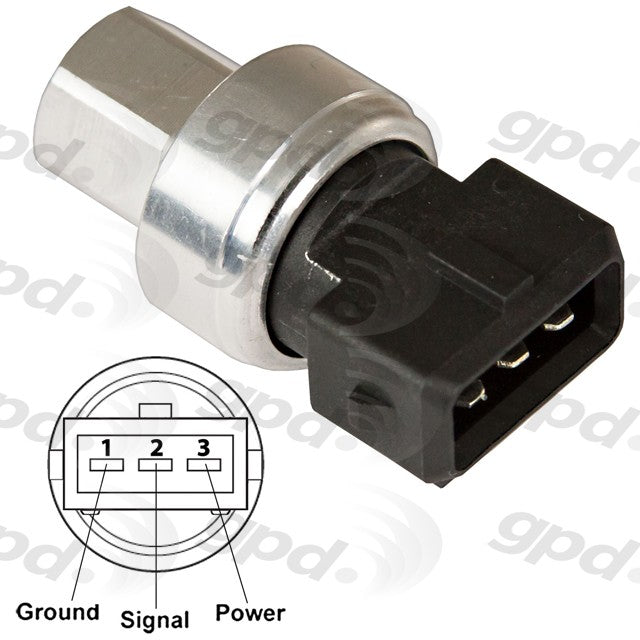 HVAC Pressure Transducer for Volvo XC60 GAS 2016 2015 2014 2013 2012 2011 2010 - Global Parts 1712763