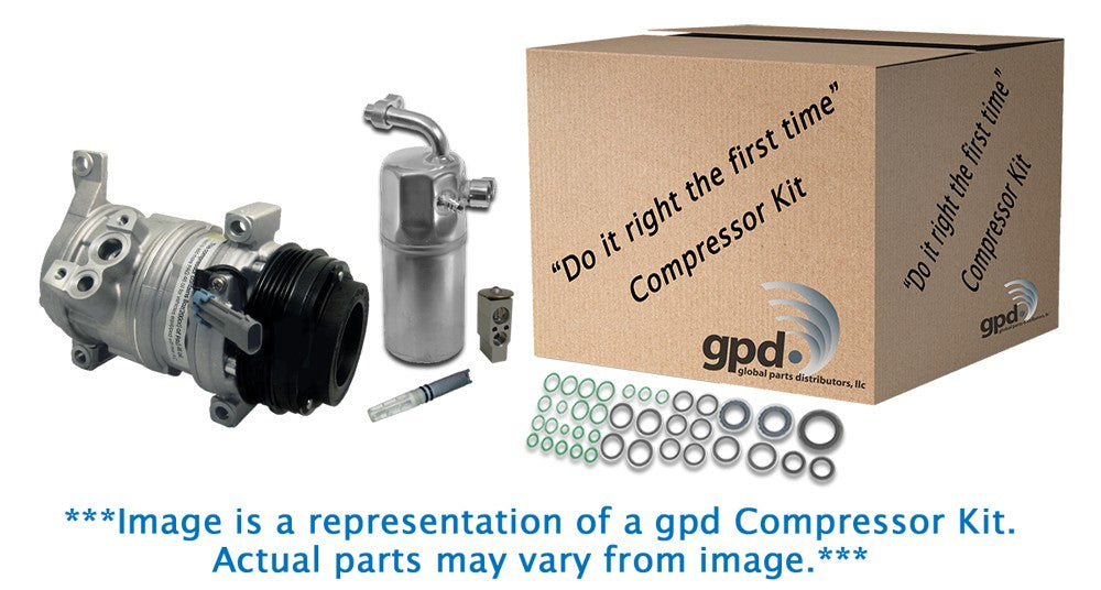 A/C Compressor and Component Kit for Chevrolet K20 Suburban 1986 1985 - Global Parts 9711729