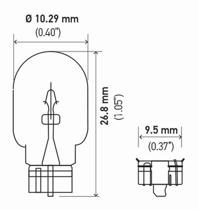 Automatic Transmission Indicator Light Bulb for Audi A4 Quattro 2017 - Hella 2821TB