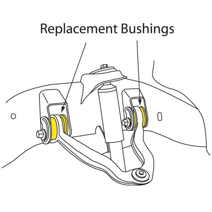 Front Upper Alignment Camber Bushing for GMC Savana 2500 2021 2020 2019 2018 2017 2016 2015 2014 2013 2012 2011 2010 2009 2008 2007 2006 P-488851