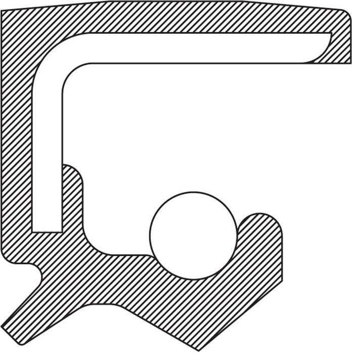 Front Manual Transmission Input Shaft Seal for Mercury Topaz 2.0L L4 1986 1985 1984 - National 223012