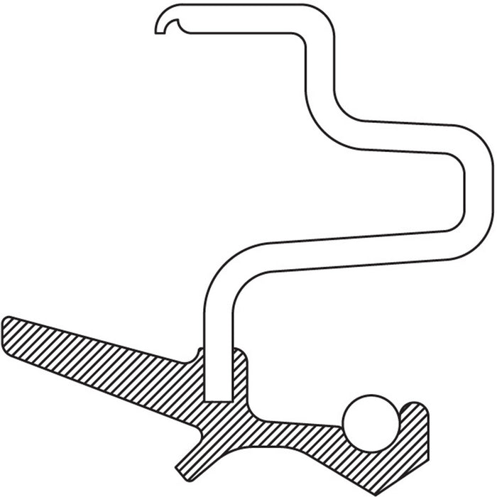 Rear Outer Differential Pinion Seal for International MS 1975 P-559898