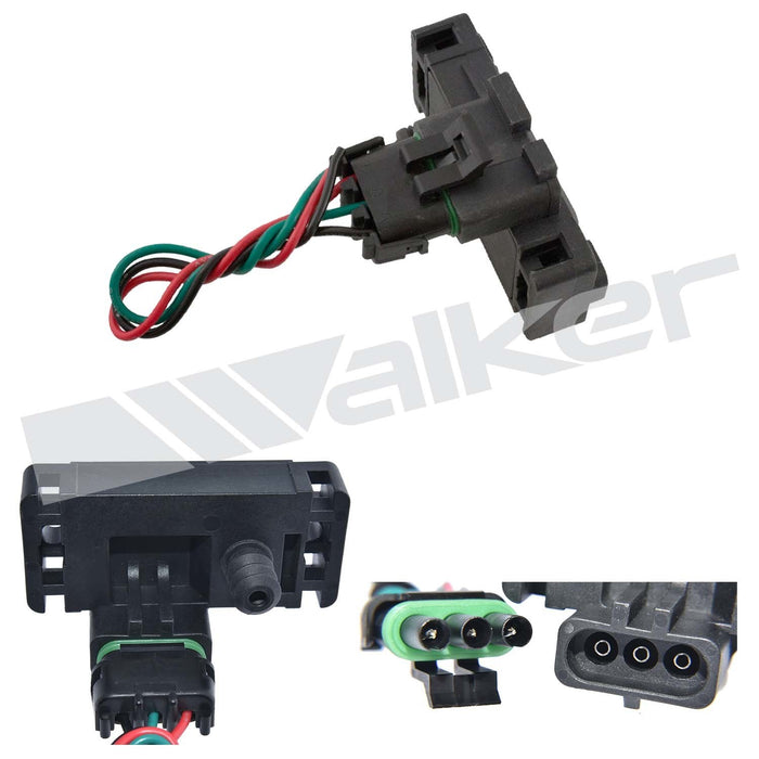 Manifold Absolute Pressure Sensor for GMC K2500 6.2L V8 15 VIN 1993 1992 1991 - Walker 225-91003