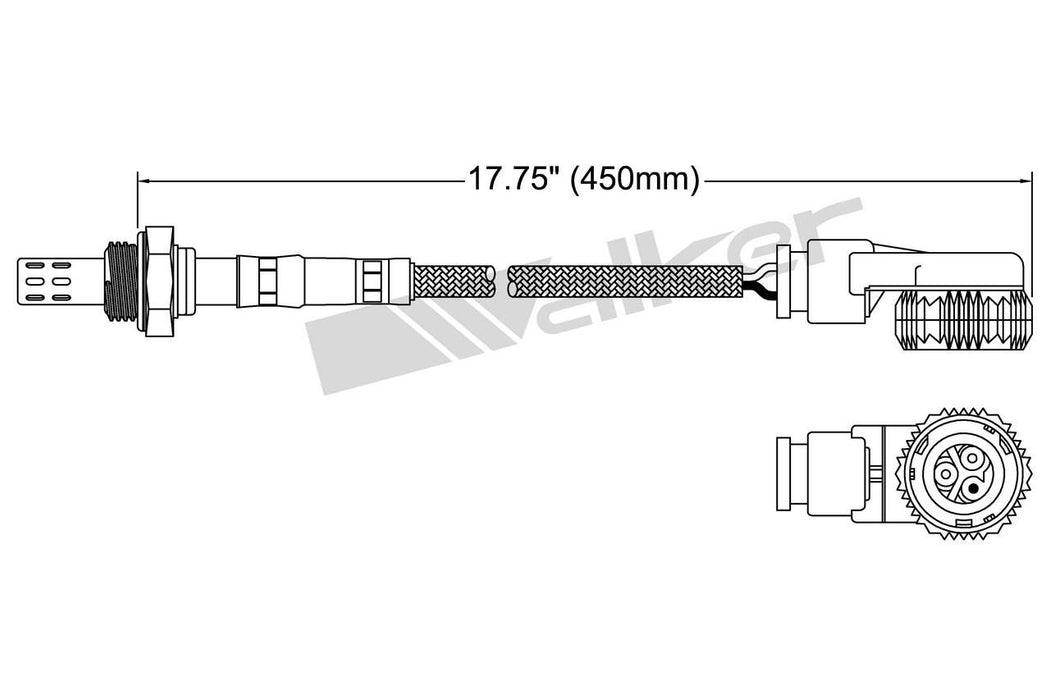 Upstream Oxygen Sensor for Mercedes-Benz 500SL 5.0L V8 GAS 1992 1991 1990 P-677486