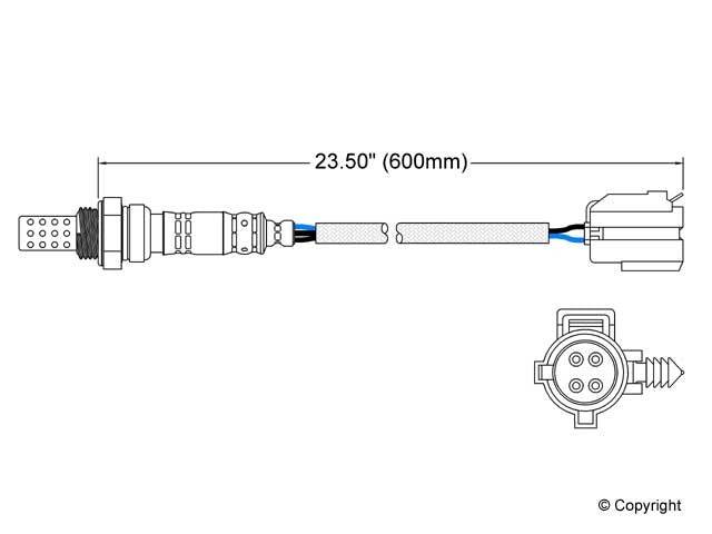 Upstream Oxygen Sensor for Jeep Grand Cherokee 4.0L L6 GAS 1998 1997 1996 P-678180