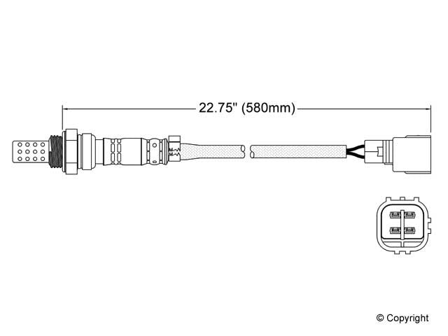 Upstream Oxygen Sensor for Toyota Solara 2.2L L4 GAS 2000 1999 P-678339