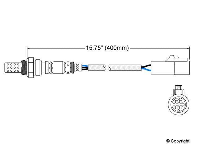 Upstream OR Upstream Front OR Upstream Rear Oxygen Sensor for Mercury Mariner 2009 2008 2007 2006 2005 P-679676