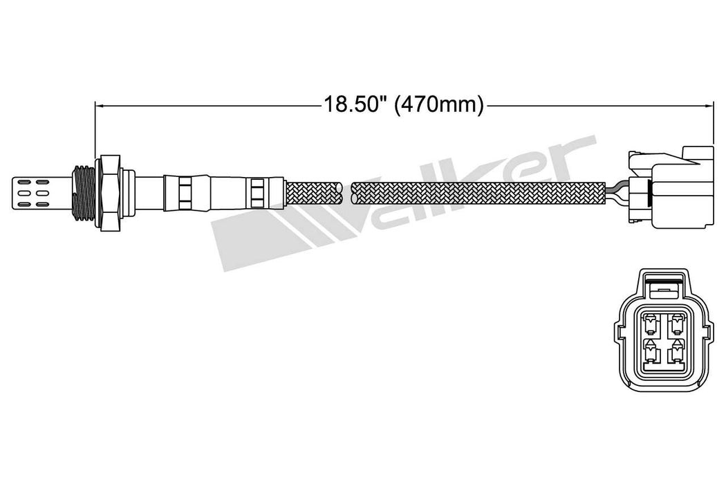 Upstream Left OR Upstream Right Oxygen Sensor for Land Rover Freelander 2.5L V6 GAS 2004 2003 2002 P-680628