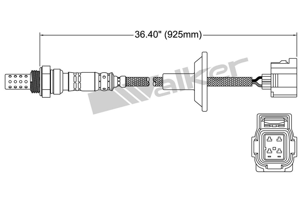 Center OR Downstream OR Upstream Oxygen Sensor for Mitsubishi Lancer GAS 2015 2014 2013 2012 2011 2010 2009 2008 - Walker 250-24751