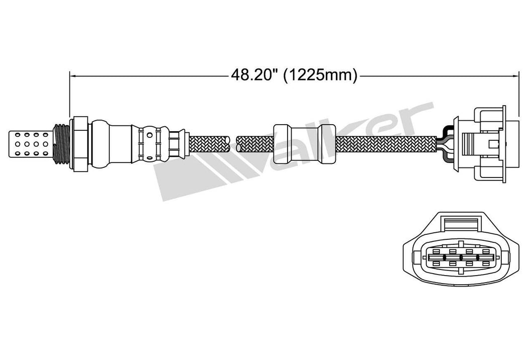 Downstream Left OR Downstream Right Oxygen Sensor for Porsche Panamera 2016 2015 2014 2013 2012 2011 2010 P-681700