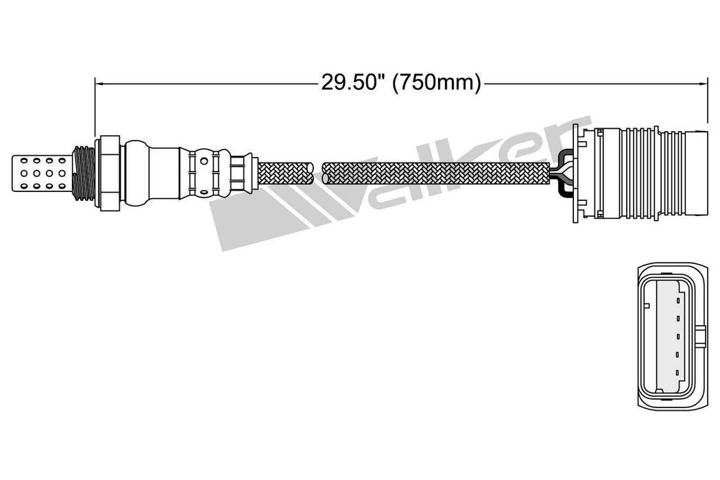 Downstream Oxygen Sensor for BMW ActiveHybrid 3 3.0L L6 ELECTRIC/GAS 2013 P-681917