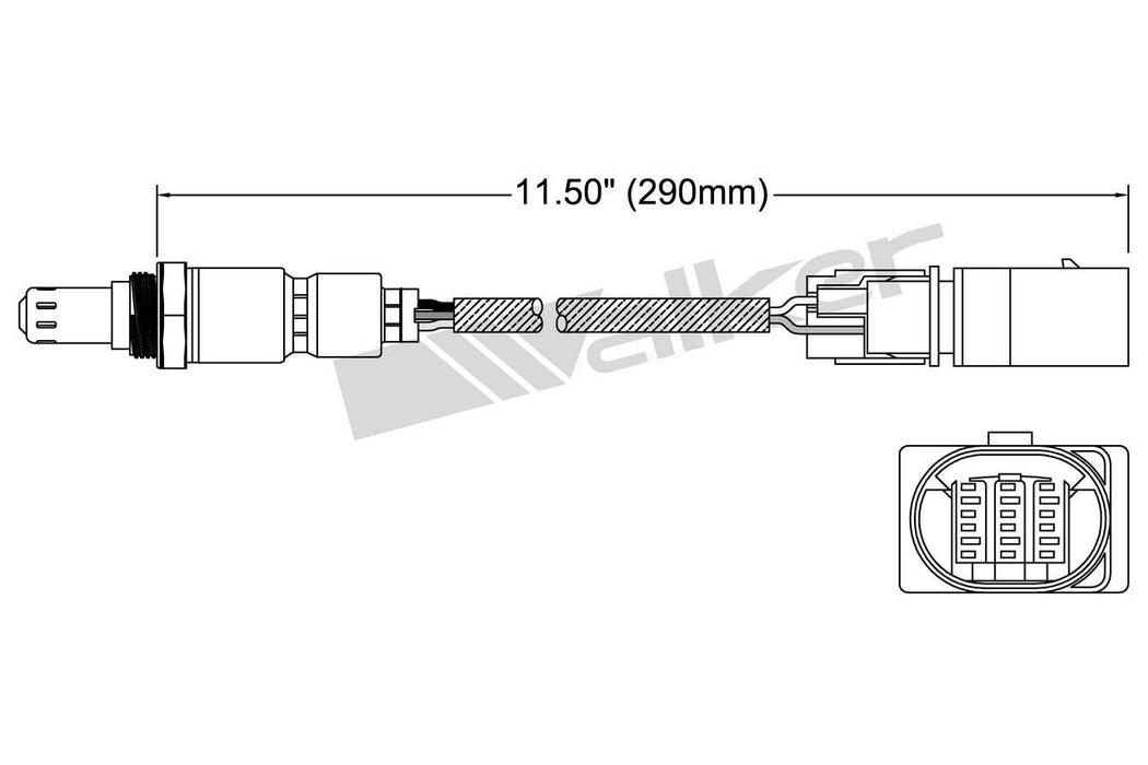 Upstream Front OR Upstream Rear Oxygen Sensor for Mazda 6 3.7L V6 GAS 13 VIN 2010 2009 P-682629