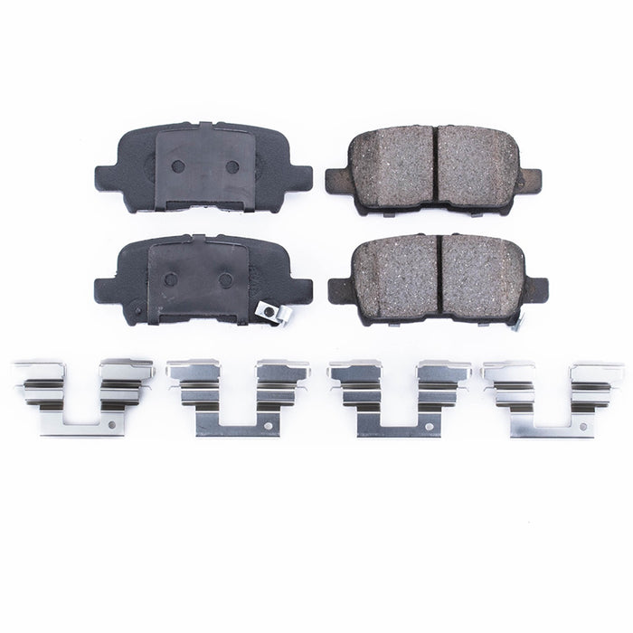 Rear Disc Brake Pad Set for Acura MDX 2006 2005 2004 2003 2002 2001 - PowerStop 17-865