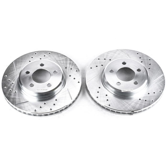 Front Disc Brake Rotor Set for Dodge Magnum RWD 2008 2007 2006 2005 - PowerStop AR8358XPR