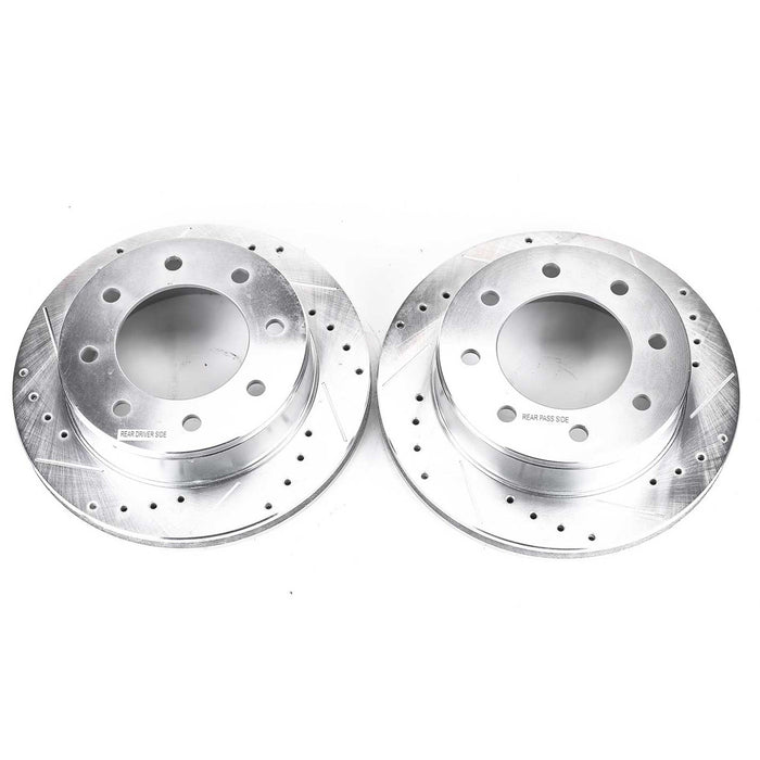 Rear Disc Brake Rotor Set for Chevrolet Express 2500 2021 2020 2019 2018 2017 2016 2015 2014 2013 2012 2011 2010 2009 2008 2007 2006 2005 P-1025259