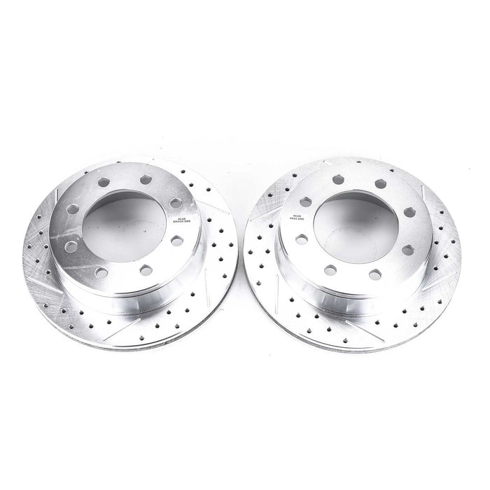 Rear Disc Brake Rotor Set for Chevrolet Express 2500 DIESEL 2016 2015 2014 2013 2012 2011 2010 2009 2008 2007 2006 P-1025315