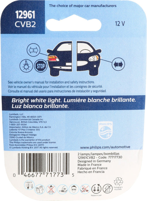 Front OR Front Outer Fog Light Bulb for Mercedes-Benz CLK550 2009 2008 2007 - Phillips 12961CVB2