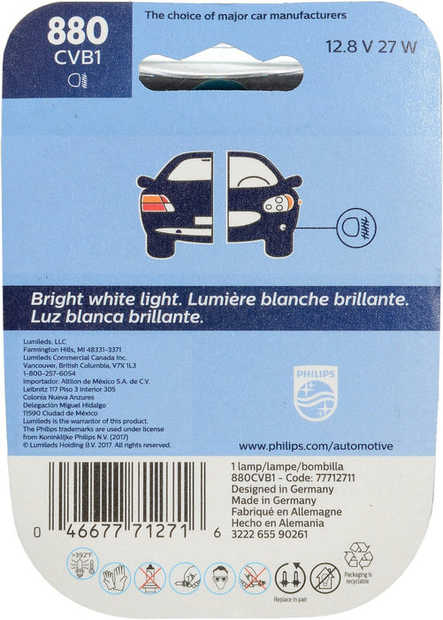 High Beam OR Low Beam Fog Light Bulb for Arctic Cat 400 2x4 2004 2003 2002 - Phillips 880CVB1